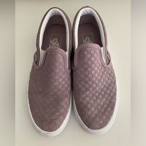 Vans Classic Slip-On, Lavender Suede, Women's Size 6